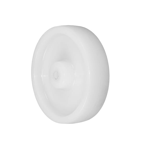 White Nylon Wheel 5"x1-1/4", 500 LBS Capacity